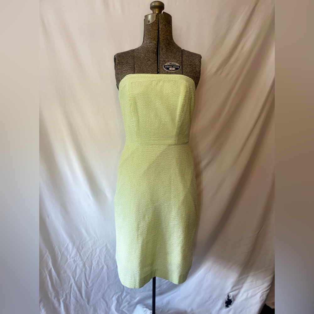 Lula Kate Strapless Seersucker Dress